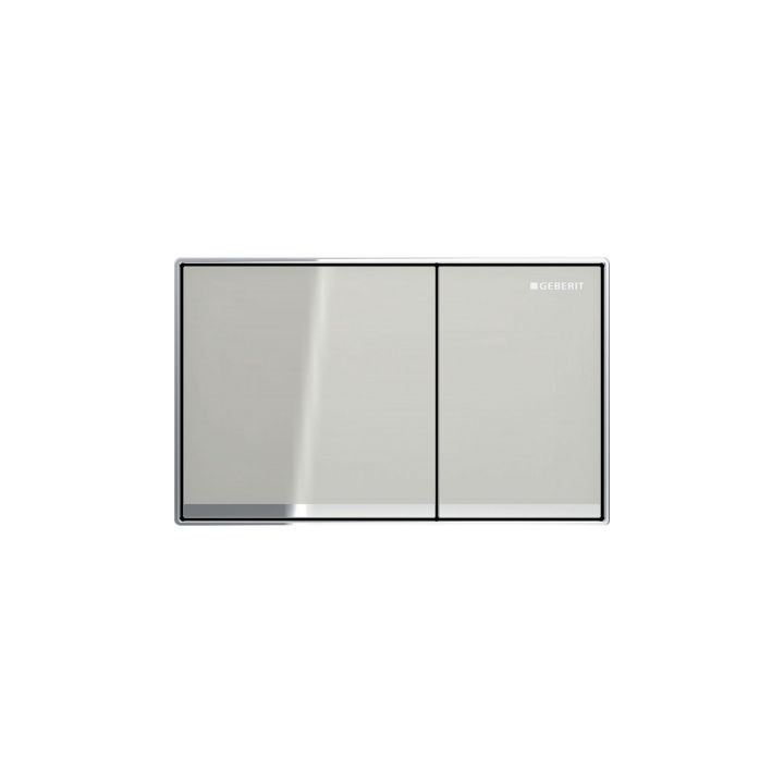 Tlačidlo uruchamiający Geberit Omega Typ 70 brúsená oceľ, 112 x 50 mm, zdalny, 2 zakresy, meblowy