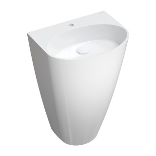 Umývadlo 55x43 cm voľne stojaca Omnires Marble + biela - sanitbuy.pl