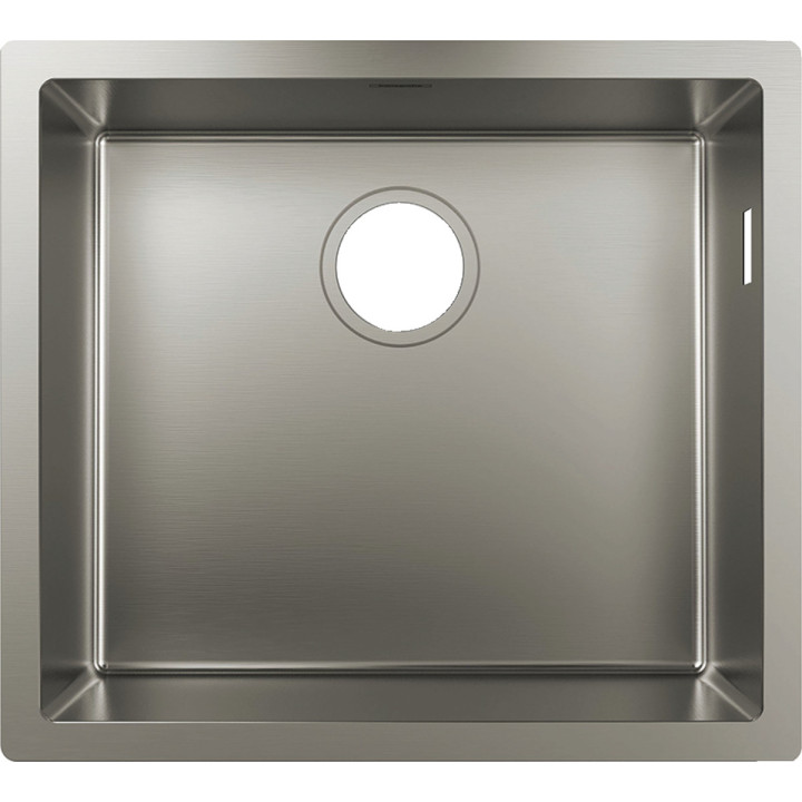 Drez Hansgrohe S71 S719-U500, 498x398mm, brúsená oceľ