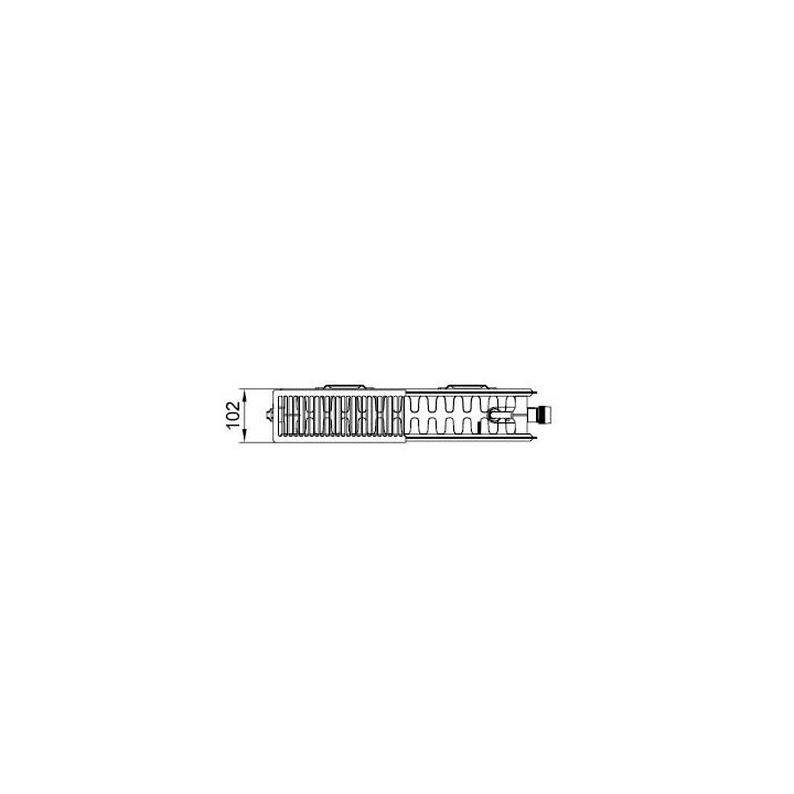 Radiátor Kermi Therm X2 Plan V typ22 60,5 x 50,5 cm - biela- sanitbuy.pl