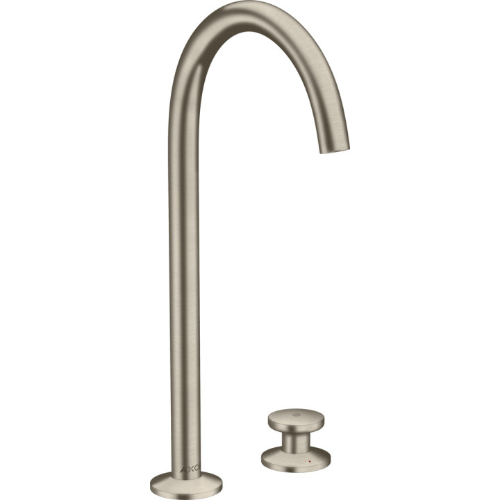 Umyvadlová batéria 3-otvorová Axor One, na postavení, výška 246mm, súprava odtokový push-open, chróm