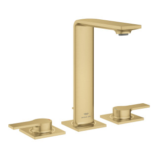 Umyvadlová batéria Grohe Allure, na postavení, výška 377mm, otočné výtokové rameno, zátka klik-klak, brushed cool sunrise