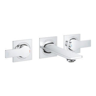 Umyvadlová batéria 3-otvorová Grohe Allure, na postavení, výška 228mm, zátka automatický, chróm