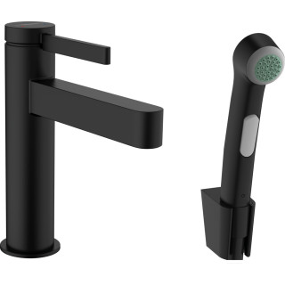 Umyvadlová batéria Hansgrohe Finoris, na postavení, výška 182mm, z główką Bidette i hadicou 160cm, chróm