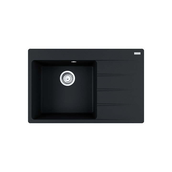 Drez Franke Centro CNG 611-78 TL Fragranit+, 78x50cm, ociekacz z ľavej stronie, onyx