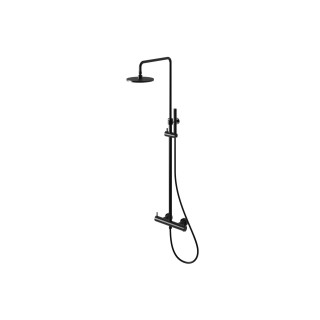 Súprava vaňovásprchový Kohlman Axel, na stěnu, okrúhla Horná sprcha 20 cm - chróm