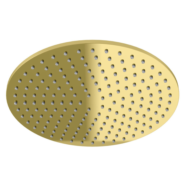 Horná sprcha Kohlman, okrúhla, 25cm, zlatý lesklá