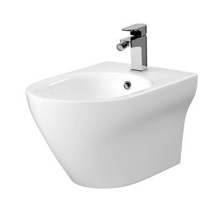 Bidet zavesený Cersanit Larga, 52x35,5cm, otvor na armatúru, biely