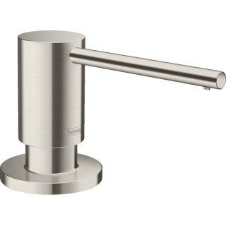 Dávkovač na tekuté mydlo Hansgrohe, 500ml, montáž na stôl, čierna matnéný
