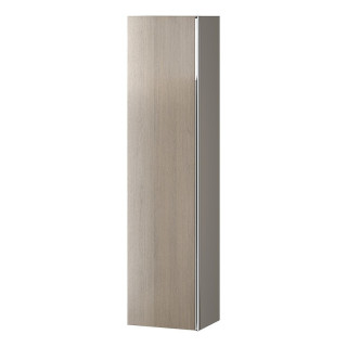 Stĺpec bočný Cersanit Larga, 160cm, dverí uniwersalne, 4 półki, biely