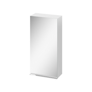 Stĺpec meblowy Cersanit Virgo, 160cm, dverí uniwersalne, 4 półki, chróm závěs, biely