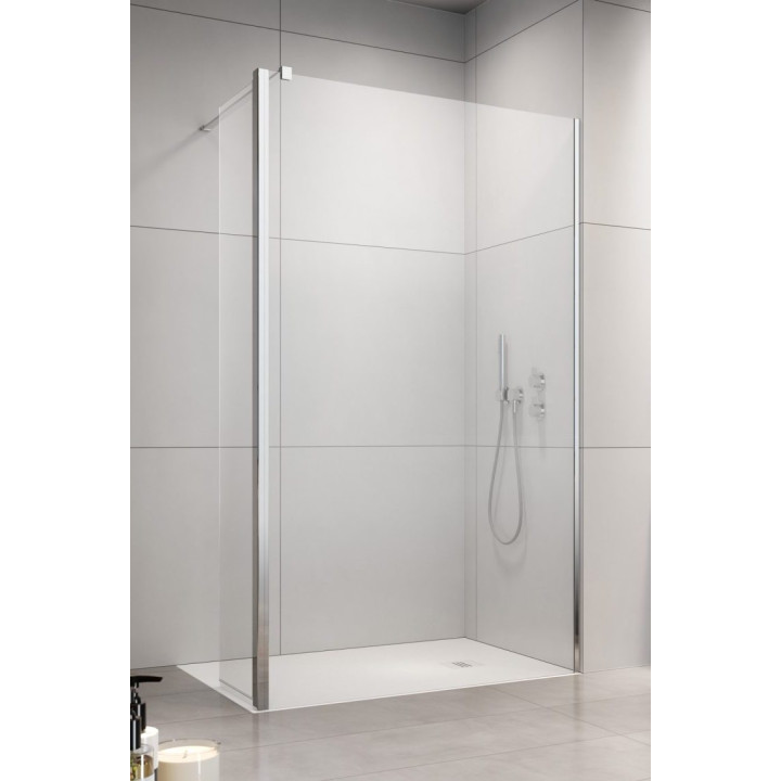 Dverí sprchové do niky Radaway Carena DWB 90, ľavé, 893-905mm, sklo číre, profil chróm