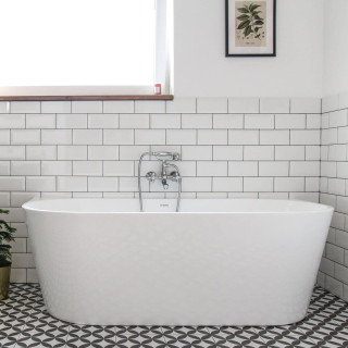 Vaňa voľne stojaca Massi Wide, 175x100x58 cm, bez prepadu, biela- sanitbuy.pl