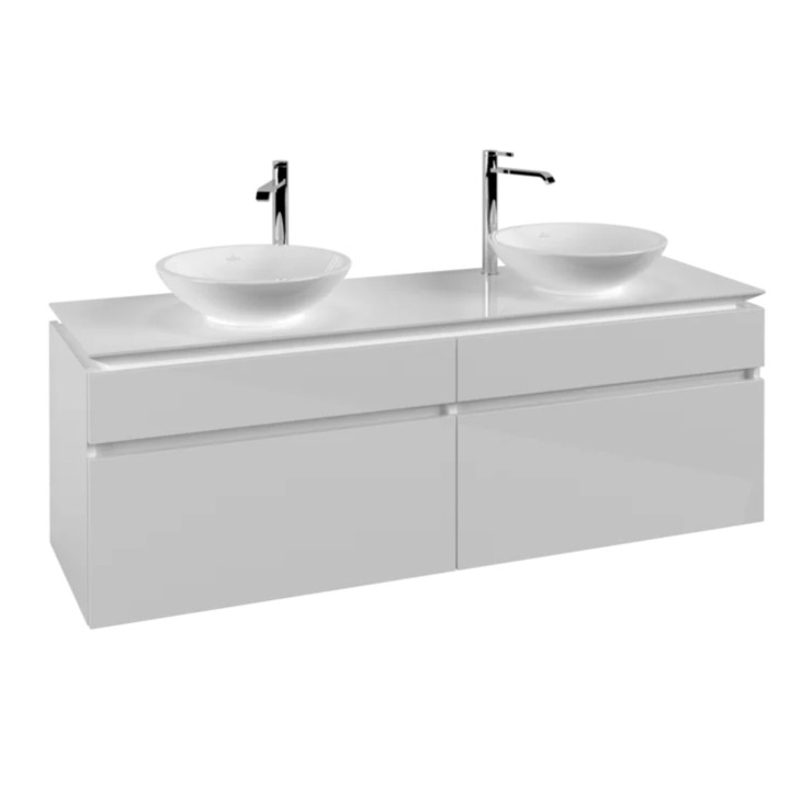 Skrinka podumývadlová Villeroy&Boch Collaro, 510x414mm, 2 szuflady, Oak Kansas