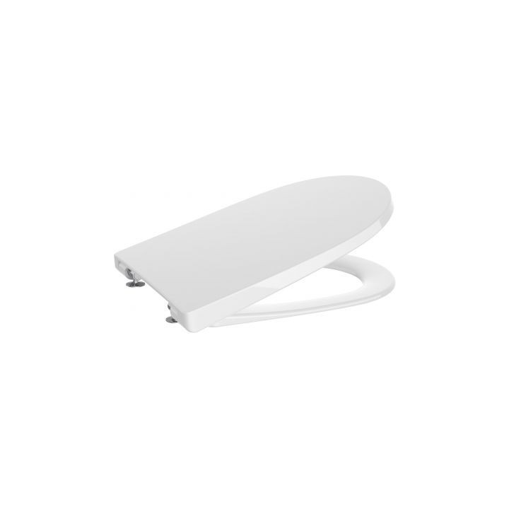 Misa WC závesné, Roca Gap Square Rimless Compacto 48×34 cm, MaxiClean, biela