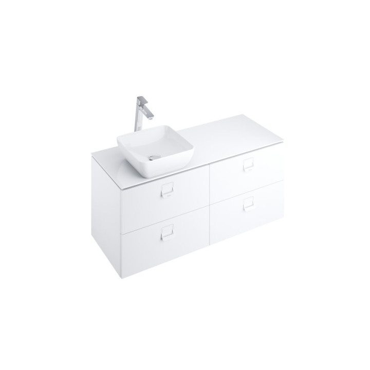 Doska pod umývadlo Ravak Comfort 1200, 120 x 46 cm, biely