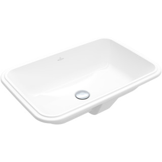 Umývadlo pod dosku Villeroy&Boch Loop&friends obdĺžniková 54x34cm bez otvoru pre batériu z CeramicPlus, biela- sanitbuy.pl
