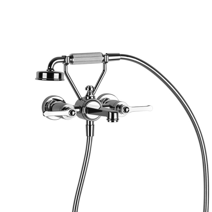 Bidetová batéria Gessi Venti20, na postavení, výška 168mm, zátka automatický, chróm