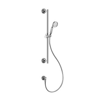 Sprchový set Gessi Venti20, na stěnu, držák z a sprchovou hlavou i hadicou 150cm, chróm