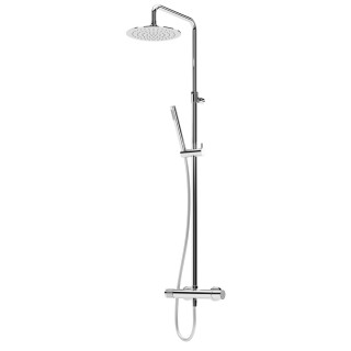 Sprchový systém Bruma Avalon, na stěnu, 2 výstupy vody, Horná sprcha 250mm, chróm