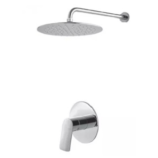 System sprchový Vema Oten, podomietkový, 2 výstupy vody, Horná sprcha 20cm, chróm