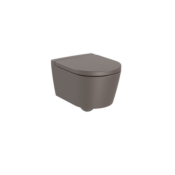 Misa WC Závěsná Roca Inspira Rimless Compacto 37x48 cm biela - sanitbuy.pl