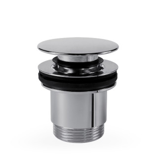 Odtok umývadlový Tres, click-clack, 63mm, 24-K zlato matowe