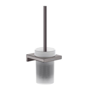 Zásobník z szczotką wc Hansgrohe Logis - nerez, 40522820
