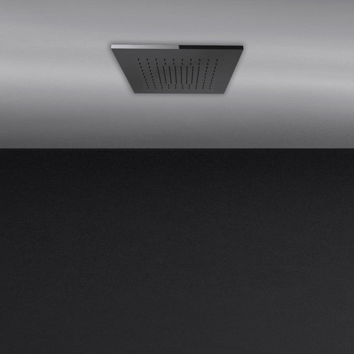 Objímku wykończeniowa Gessi Afilo do systemu prysznicowego 300x300 mm - Matte Black