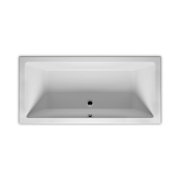 Vaňa obdĺžniková 170x75cm Riho Lugo biela 170L- sanitbuy.pl