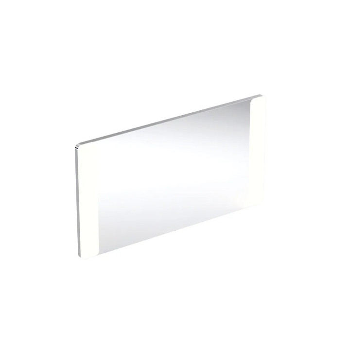 Geberit Option Square Osvetlené zrkadlo, B90cm, H65cm, T3.2cm, svietidlo hore, Hliník szczotkowane