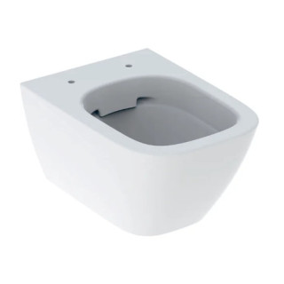 Geberit Smyle Square Závěsná misa WC, lievikový, B35cm, H33cm, T54cm, skryté mocowania, Rimfree