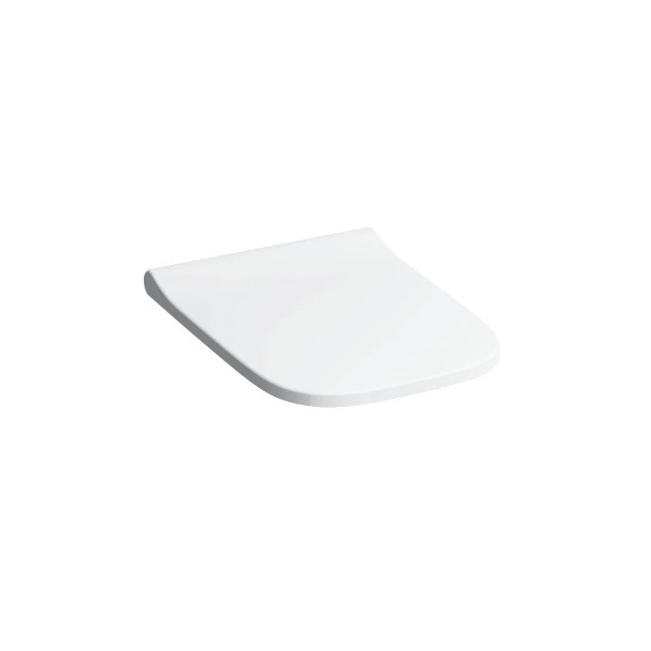Geberit Smyle Square Klozetové sedátko, upevnenie z góry, zachodząca kryt dosky klozetove, slim design