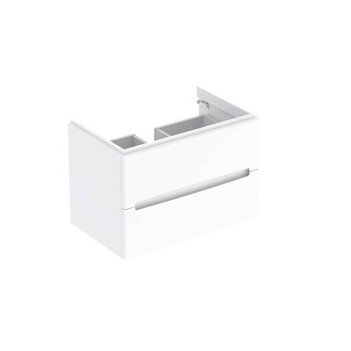 Geberit Modo Skrinka pod umywalkę kompaktową, B49cm, H55cm, T39.5cm, s dvoma zásuvkami, biely