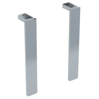 Geberit Selnova Square Súprava nóg, dve sztuki, H20.2cm, lesklý chróm