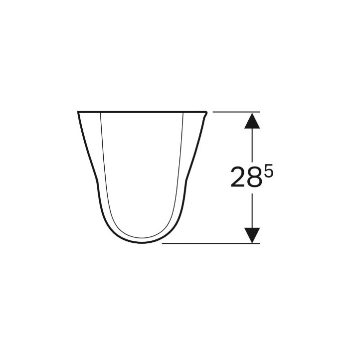 Geberit Selnova Stĺp, B19cm, H70cm, T17cm