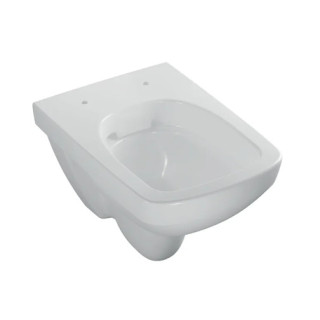 Geberit Selnova Compact Závěsná misa WC, lievikový, B36cm, H34cm, T48cm, skrátené, kształt geometryczny