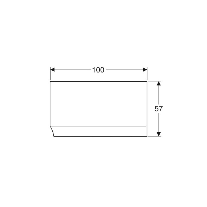 SELNOVA panel pre vaňu 150 cm, ľavé