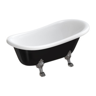 Vaňa voľne stojaca OMNIRES ATENA COMFORT M+, 157 x77 cm - biely lesklá