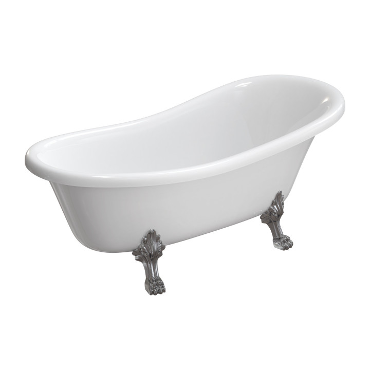Vaňa voľne stojaca OMNIRES ATENA COMFORT M+, 168x76cm - biely lesklá