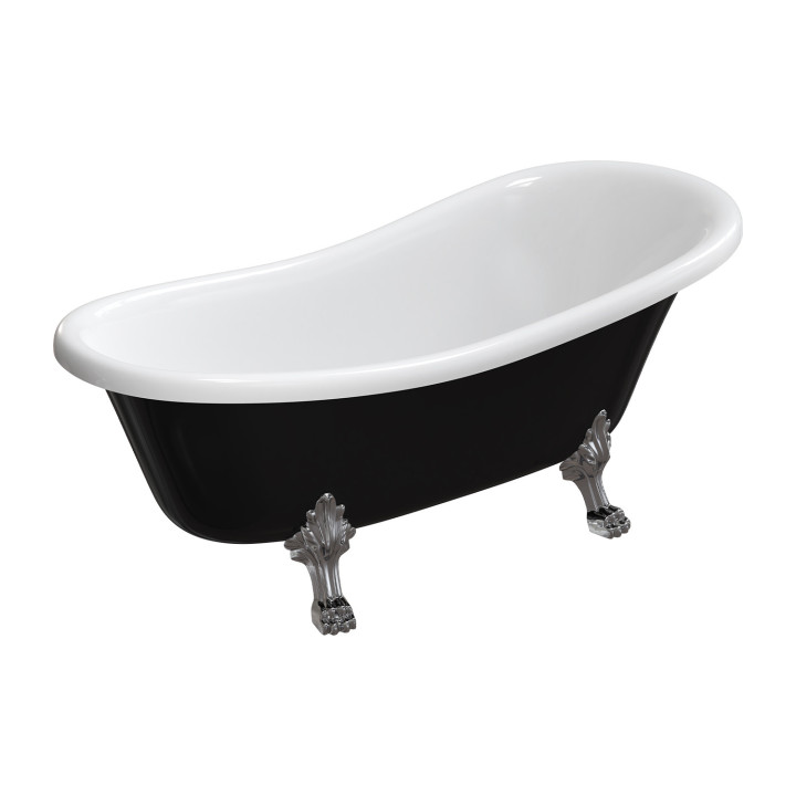 Vaňa voľne stojaca OMNIRES ATENA COMFORT M+, 168x76cm - biely lesklá