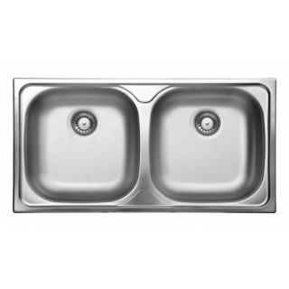 Drez podblatowy Deante Egeria, 58x44cm, 1,5-komorowy, satén