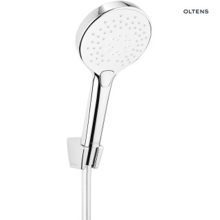 Sprchový set Oltens Driva EasyClick Gide - zlatý lesklá/biely