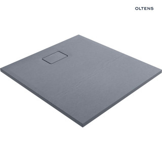 Oltens Bergytan sprchová vanička pravouhlý 100x90 cm RockSurface - čierna