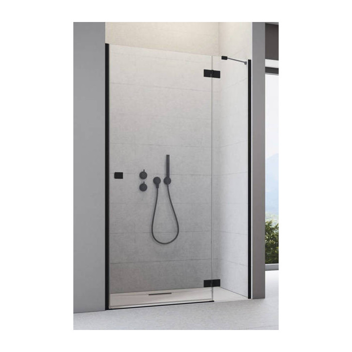 Dverí sprchové do niky Radaway Premium Plus DWJ 160, uniwersalne, 1575-1615mm, sklo fabric, profil chróm