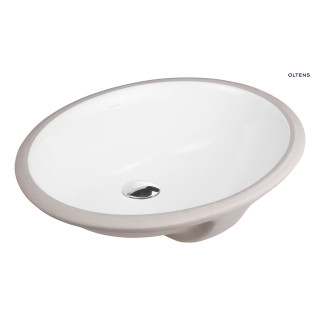 Oltens Mana umývadlo 46x38 cm pod dosku Oválna S povrchom SmartClean - biela