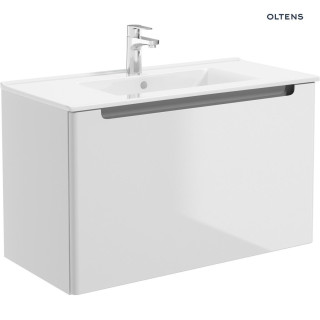 Oltens Jog umývadlo 81x39 cm nábytková obdĺžniková - biela 