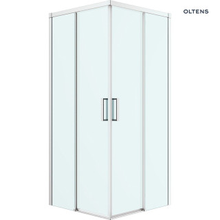 Oltens Breda Sprchový kút štvorcová  80x80 cm przesuwna - chróm 