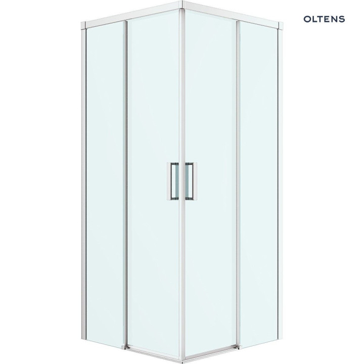 Oltens Breda Sprchový kút štvorcová  80x80 cm przesuwna - chróm 