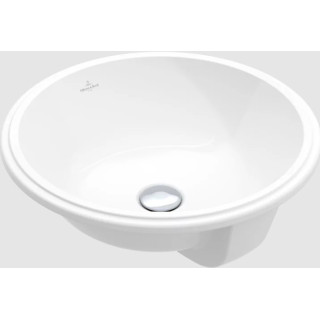 Architectura Umývadlo pod dosku, 400 x 400 x 175 mm, Weiss Alpin, z prepadom